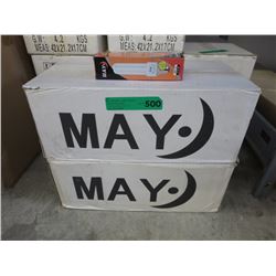 2 Boxes of compact fluorescent bulbs