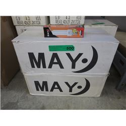 2 Boxes of compact fluorescent bulbs