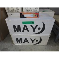 2 Boxes of compact fluorescent bulbs