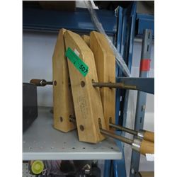 2 Large Jorgensen wood clamps