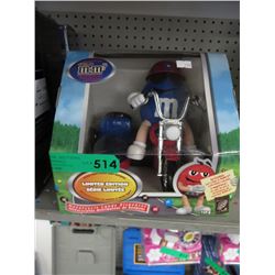 M & M's motorcycle candy dispenser