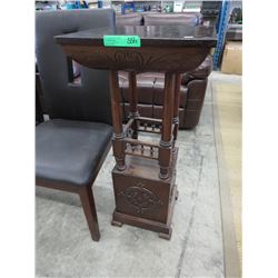 Vintage wood plant stand