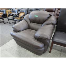 Used oversized leather arm chair