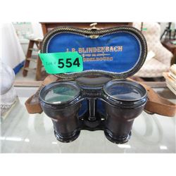 Vintage binoculars in original case - Netherlands