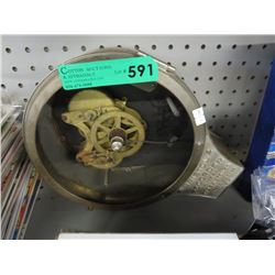 Vintage Brass Bristol Recorder thermometer