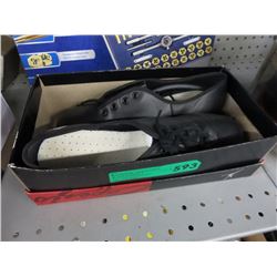 Pair of ladies used tap shoes