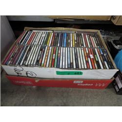 60 CDs, approx. count
