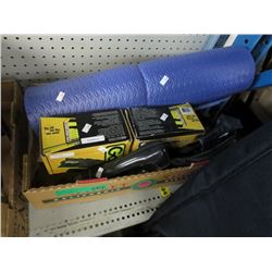 Ankle weights, yoga mat and more