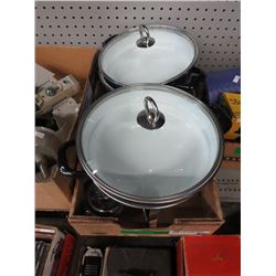 2 Tivoli chafing dishes - appear complete