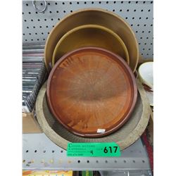 4 Vintage glazed bowls
