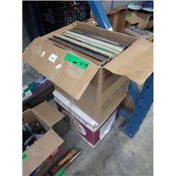 Vintage LP records, approx. 100