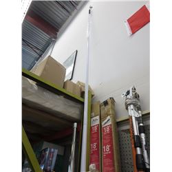 New white flag pole