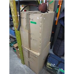 2 Boxes of decorative musical instruments