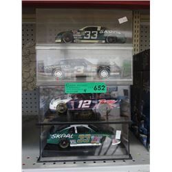 4 Scale model NASCAR collectibles