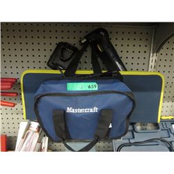 Mastercraft clamp kit & cordless wrench.