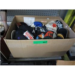 Large quantity of baseball caps