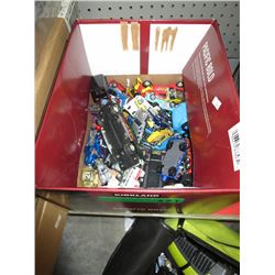 Box of toy cars