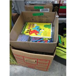 Comic books & sports magazines - 2 boxes