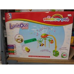 2 New crib mobiles with remote controls
