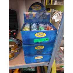 6 Cases of fragrance tea light sized gel candles