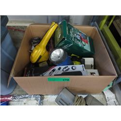 Box of assorted household goods