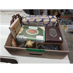 Box of vintage collectible