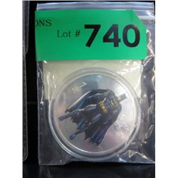 2014 Silver Plated 1oz Batman Round