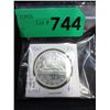 Image 1 : 1966 Canadian Silver Canoe dollar