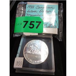 3 Canadian Silver dollars - 1986 & 2 x 1988