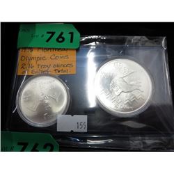 1976 Montreal Olympic $5 and $10 Coins
