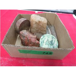 6 Stones samples and cores