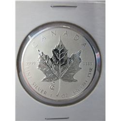 .9999 Silver 2013 Snake Privy CDN Maple Leaf coin