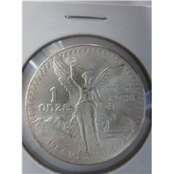Rare 1983 Mexican Old Style Winged Angel coin