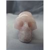 Image 1 : 492 CT Hand carved Rose Quartz skull