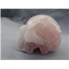 Image 2 : 492 CT Hand carved Rose Quartz skull