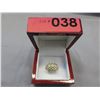 Image 2 : Sterling Silver & 18KT Gold Diamond ring