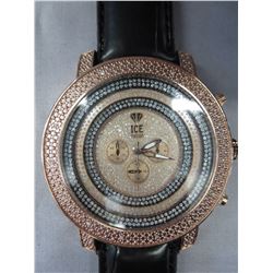 New - Man's Diamond Ice Watch