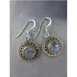 New - Sterling Silver Moonstone earrings