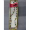 Image 2 : Freshwater pearl necklace - Multi colour brown