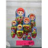 Image 1 : Hand painted Matryoshka nesting dolls - 10 pcs