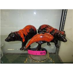 3 Vintage Canadian glazed ceramics