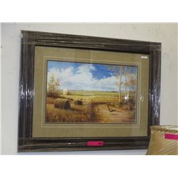 Framed print: "Autumn Day - Ringnecks"
