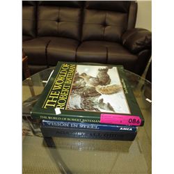 3 Coffee table books - 1 Robert Bateman