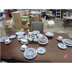 Enoch Wedgwood Blue & White dinnerware