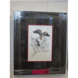 Framed Richard Shorty print "Spirit of The Eagle"