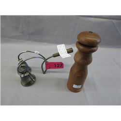Mid-Century Danish dinner bell - signed
