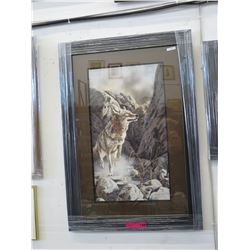 Framed print: "Fowl Play" by Judy Larson