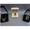 Image 3 : 4 Sterling Silver rings & 1 Pendant