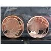Image 1 : 2 Fine Copper Art Rounds