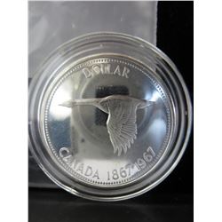 2 Canada 1967 Centennial Dollar Coins